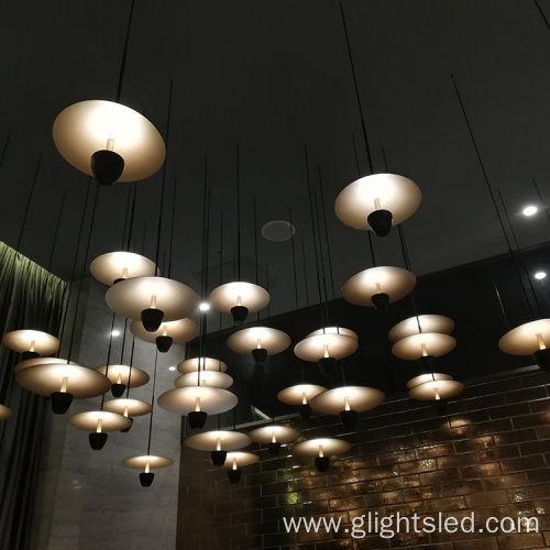 Indoor decoration customizable big project chandelier pendant lamp